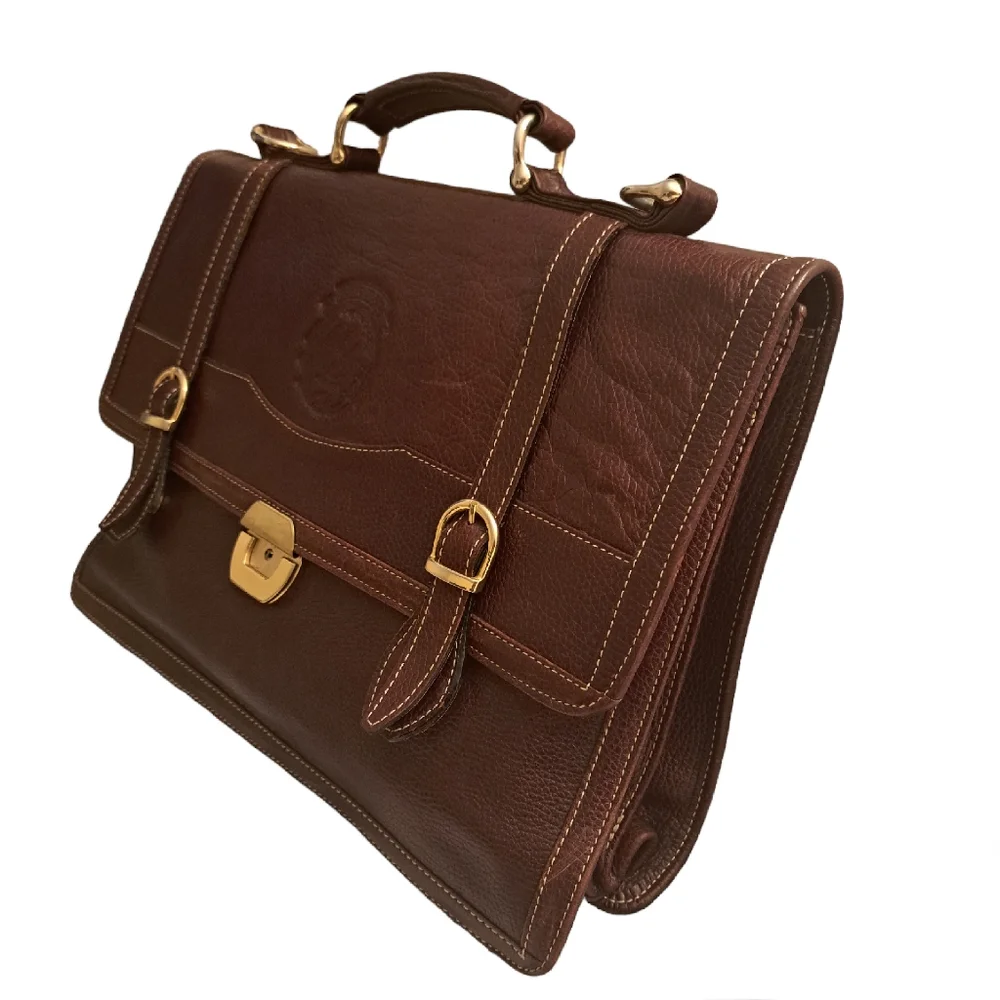 Diseno En Piel Leather Briefcase/Messenger Bag
